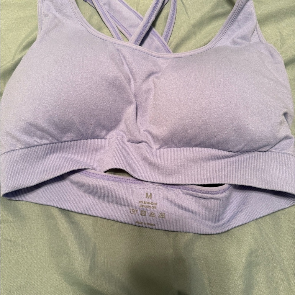 NVGTN Lavender Workout Ensemble - Picture 3 of 5